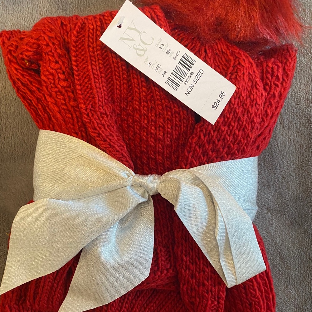 Matching hat and scarf set